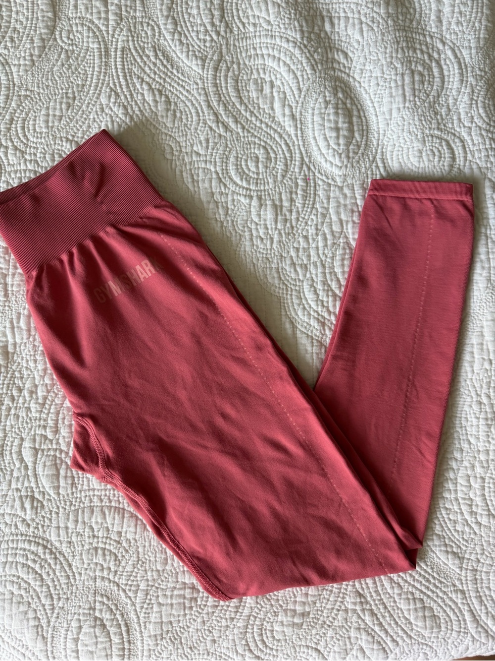 Gymshark High-Waist Leggings in Dusty Rose